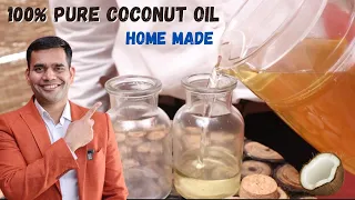 DIY Coconut oil for long,Healthy Hair and beautiful skin | 100% Pure coconut oil at Home