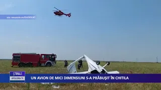 Un avion de mici dimensiuni s-a prabusit in Chitila