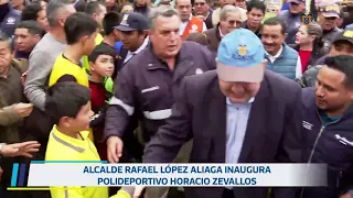 Inauguración de Polideportivo en VMT