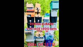 LARGEST LEGO HAUL PART 2 LEGOS - I FILLED UP A UHAUL WITH A $600 Vintage Lifetime Collection LEGOS