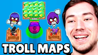 Ich TROLLE ZUSCHAUER auf IHREN MAPS! 😂 Brawl Stars