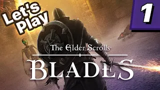 Let' Play Elder Scrolls Blades [Pt. 1] - iOS Mobile Gameplay
