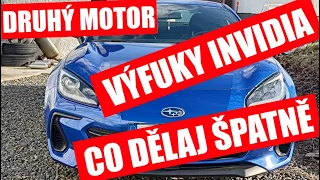 Mustang | Subaru | výfuky Invidia | druhý motor V8