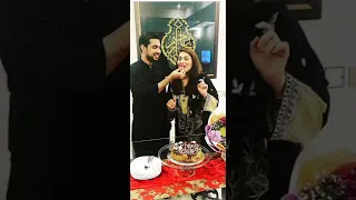 Iqrar ul Hassan with 1st wife on vacations