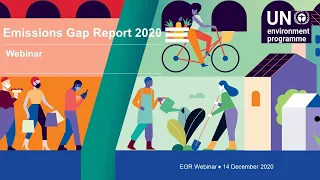 Emissions Gap Report 2020 Webinar