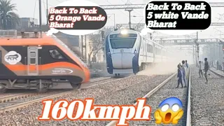 5 Khajuraho Vande bharat Express -5 Rani Kamalapati Vande Bharat | Back to back 160kmph Vande bharat