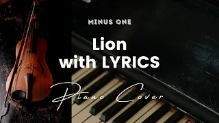 Lion by Elevation Worship - Key of Bb - Karaoke - Minus One with LYRICS - Piano Cover