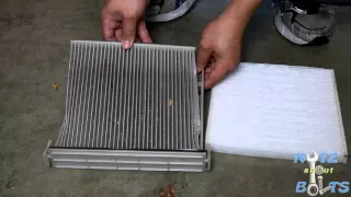 2001-2006 Toyota Camry Cabin air filter replacement