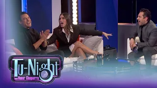 CARLOS RIVERA y SOFÍA GARZA apantallan a Omar con sus ocurrencias | Tu-Night con Omar Chaparro