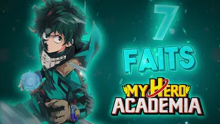 7 FAITS SUR MY HERO ACADEMIA EN 1MIN !! | YOUTUBE SHORT - SHURUI