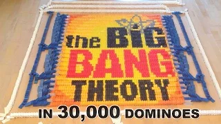 The Big Bang Theory in 30,000 Dominoes