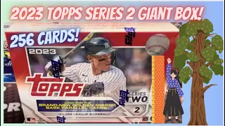 2023 Topps Series 2 GIANT Box!! 256 Cards Per Box and A LOT of COLOR