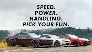 The Great American Sport Coupes Comparison: Camaro vs Challenger vs Mustang