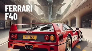 Unveiling Perfection: Ferrari F40 - A Symphony of Speed and Style! #ferrari #f40 #car #legend #v8