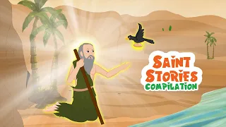 Story of Saint Paul of Thebes & more | One hour+ Compilation Video | #storiesofsaints