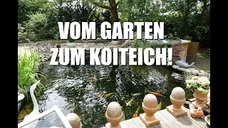 Koiteichblog [133] ★ Vom Garten- zum Koiteich! So wurde umgebaut!