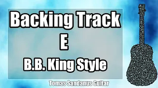 Lucille Style Backing Track in E - BB King Blues Guitar Jam Backtrack