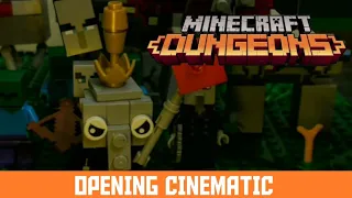 Minecraft Dungeons Opening Cinematic in Lego stop motion