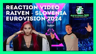 RAIVEN - REACTION VIDEO - SLOVENIA EUROVISION 2024