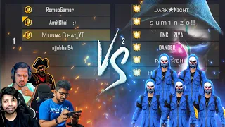 Blue Criminal Squad Vs Munna Bhai Ajju Bhai Amit Bhai & Romeo - Munna Bhai Gaming - Free Fire Hindi