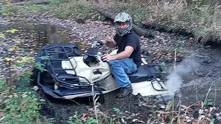 How not to break in a literally brand new quad!