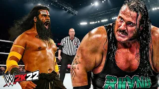 Veer Mahaan vs. Rhino (WWE 2K22)