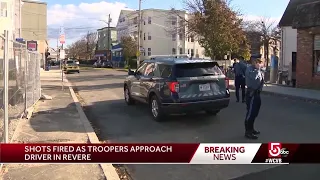 Shots fired during traffic stop in Revere