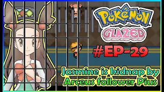 Saving Jasmine From Arceus follower Pius in Pokemon Glazed EP29 in Hindi