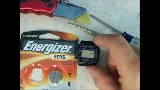 How to replace the battery on a Casio watch