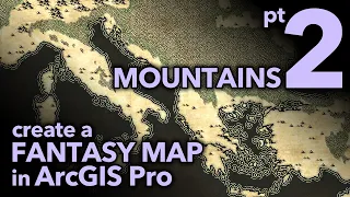 Tolkien Style Maps in a GIS: part 2, Mountains