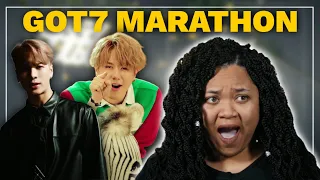 GOT7 MARATHON | Girls Girls Girls, Just Right, Hard Carry, Last Piece, & Breath | Reaction