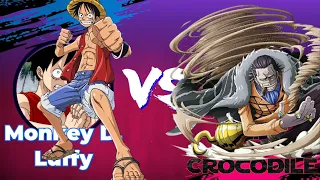 Luffy VS Crocodile Full Fight Arabasta Arc | Arabasta Saga | One Piece