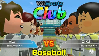 Wii Sports Club - Baseball Player Alex is back !! Professional league