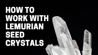 HOW TO WORK WITH LEMURIAN SEED CRYSTALS: #crystalenergy #crystalhealing #lemuria #lemurians