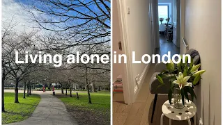 Living alone in London 🇬🇧 | My daily routine | what I eat | food shopping