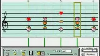 Banjo-Kazooie Introduction Theme on Mario Paint Composer