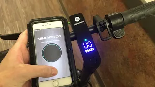 isinwheel S9 Max Scooter  minirobot app does not find scooter to connect with it via bluetooth