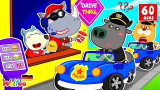 Wolfoo Geschichte🐺Gefälschtes Personal im McDonald's Drive Thru–Sicherheits Cartoon @WolfooDeutsch