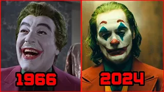 Evolution of the joker in movies 1966-2024