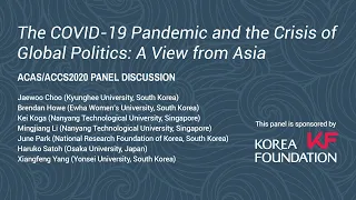 The COVID-19 Pandemic and the Crisis of Global Politics: A View from Asia