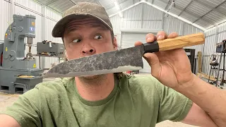 Gyuto Giveaway 3/15/24. How to forge a knife. Anvil only.