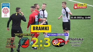 tv.nsk.pl [bramki] MLKS Żbik Nasielsk - Płońska Akademia Futbolu 2:3 (2:2) 2022-10-22 g. 11:00
