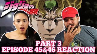 DIO IS TO STRONG! | JoJo's Bizarre Adventure Part 3 Episode 45 And 46 Reaction + Discussion