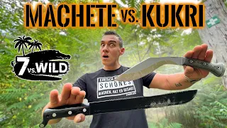 MACHETE oder KUKRI? Der beste Gegenstand für 7 VS. WILD STAFFEL 2 | Survival Mattin