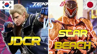 Tekken 8 ▰ JDCR (Steve Fox) Vs StarBEACH (Jack8) ▰ Ranked Matches!
