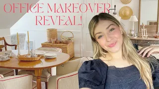 Office MAKEOVER REVEAL!! A fully thrifted makeover!! 🤗😮🥰