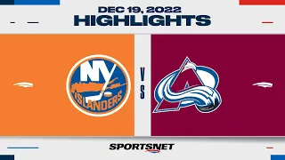 NHL Highlights | Islanders vs. Avalanche - December 19, 2022