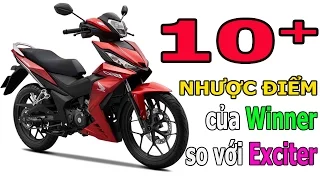 10 nhược điểm của Honda Winner 150 so với Yamaha Exciter 150 - Xuan Duy