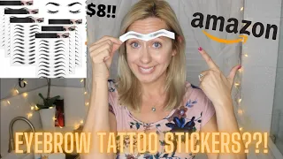 EYEBROW TATTOO STICKERS FROM AMAZON