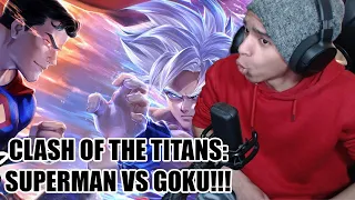 SUPERMAN VS GOKU RAP SONG STRONGEST DIZZYEIGHT X ERROL ALLEN X MUSICALITY DRAGON BALL VS DC REACTION